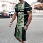 Men's Retro Cool Breathable Shorts Set