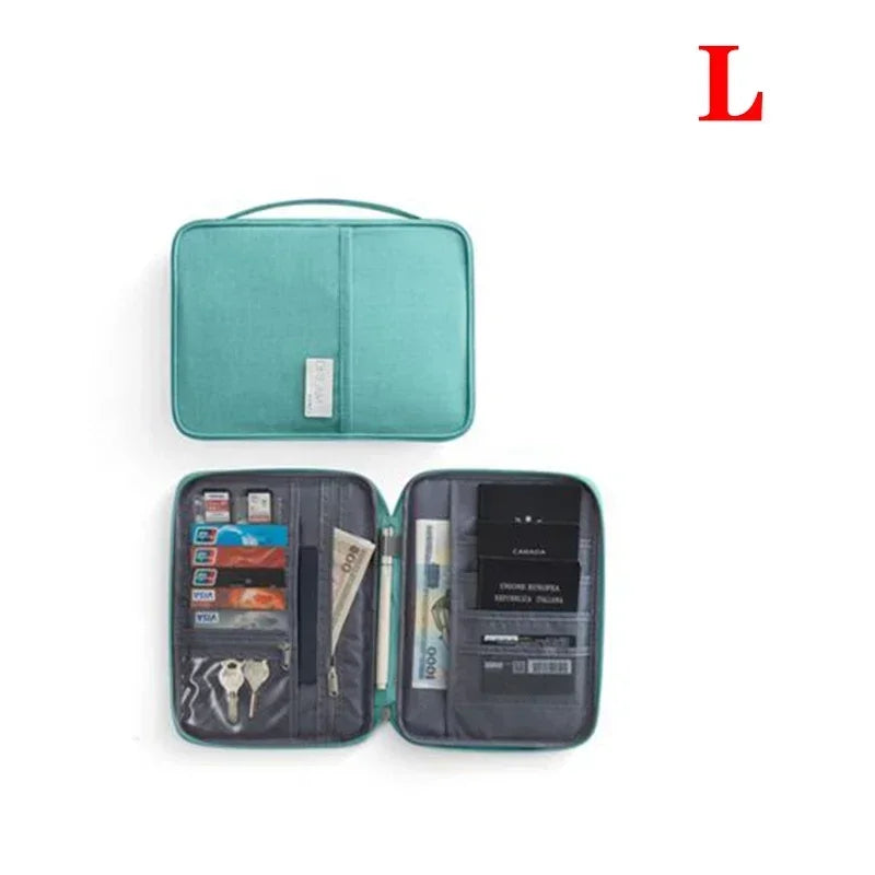 Voyager Women's Passport Wallet – Multi-Function Travel Organizer