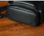 Vintage Crazy Horse Genuine Leather Hiking Backpack