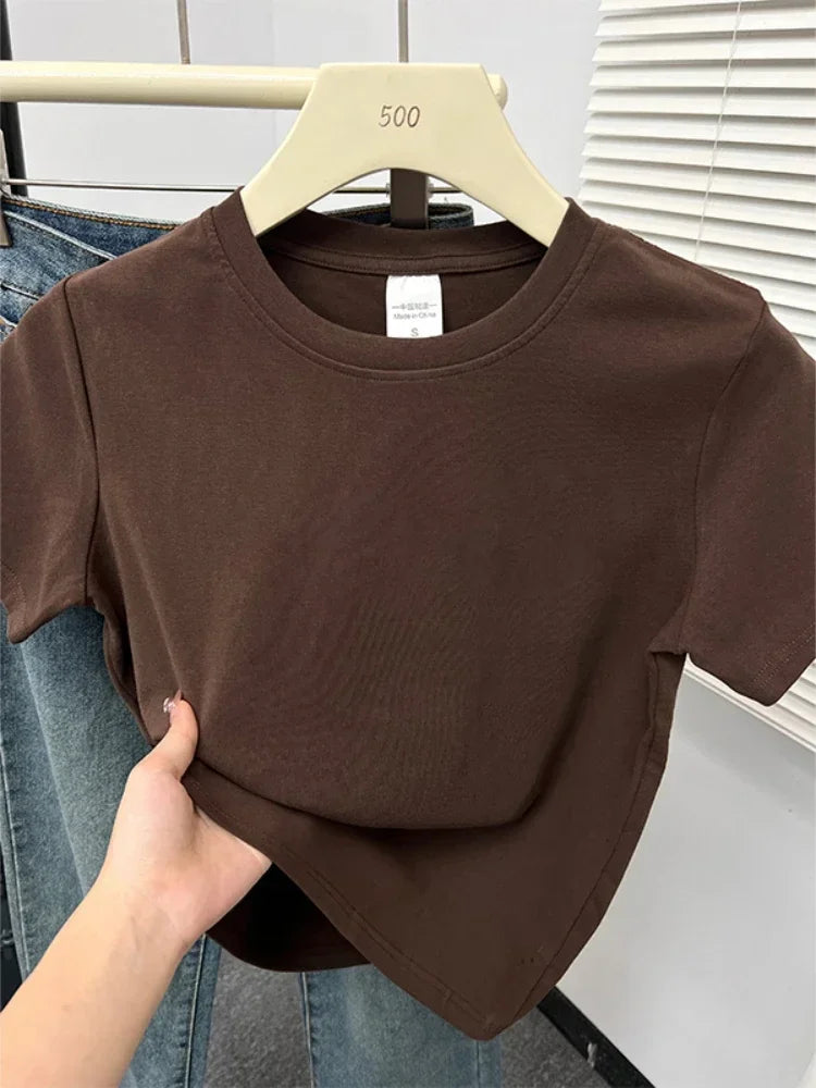 Casual Plus Size Short Sleeved T-Shirt