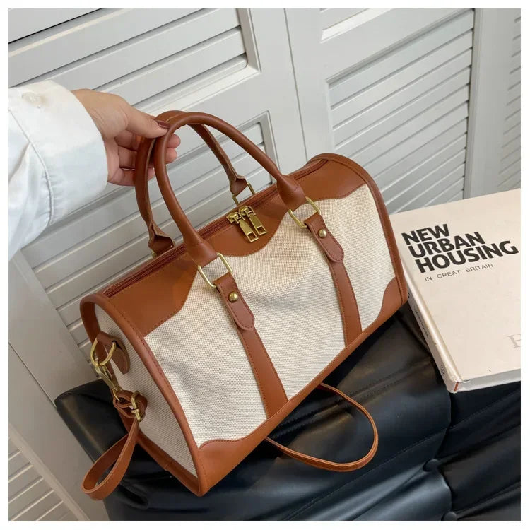 Vintage Crossbody Travel Luggage Handbag