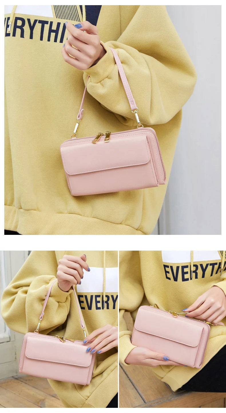 RFID Touchscreen Phone Wallet Crossbody