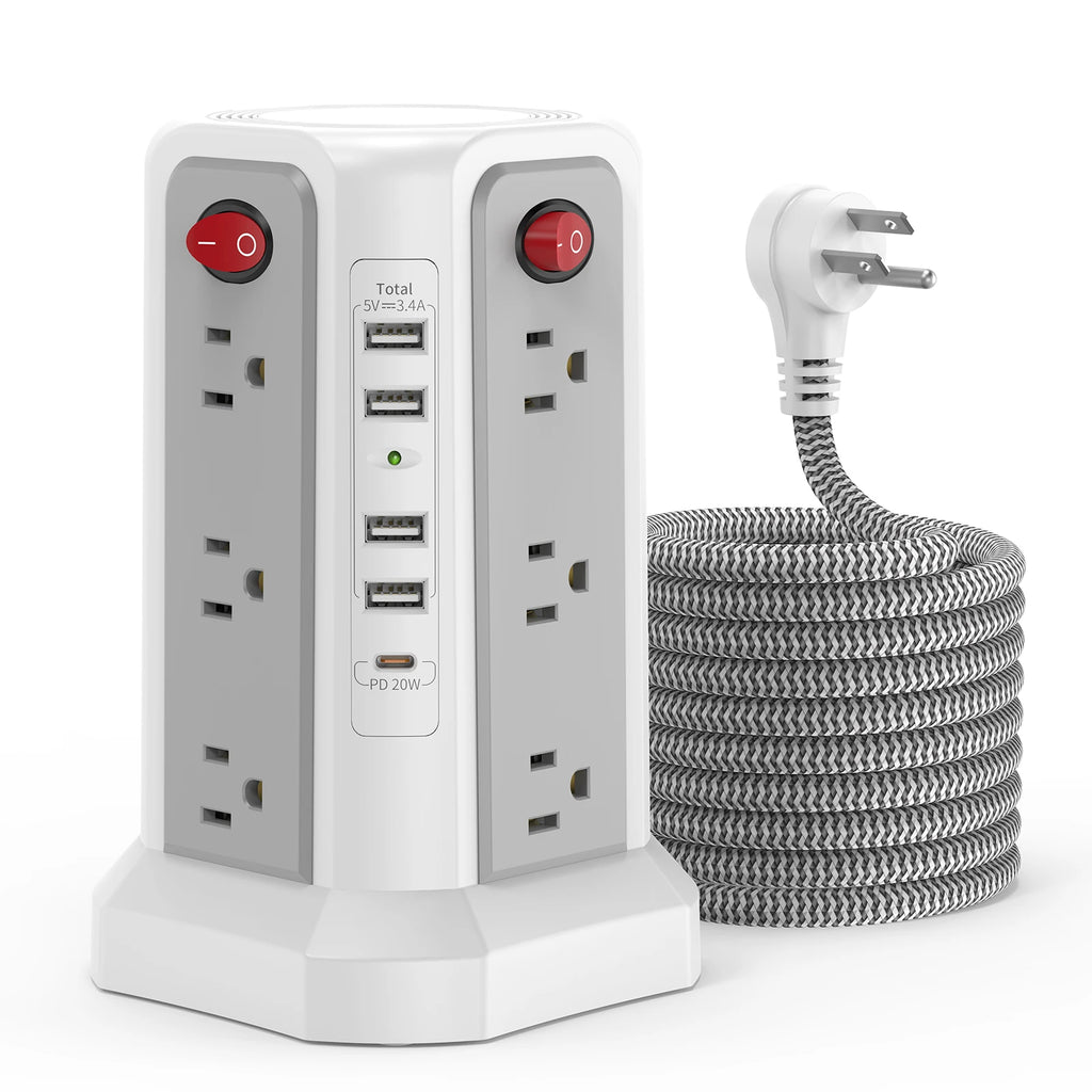 Tower 1.8m Braided Extension Cord