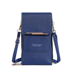 Soft Leather Touch Screen Crossbody