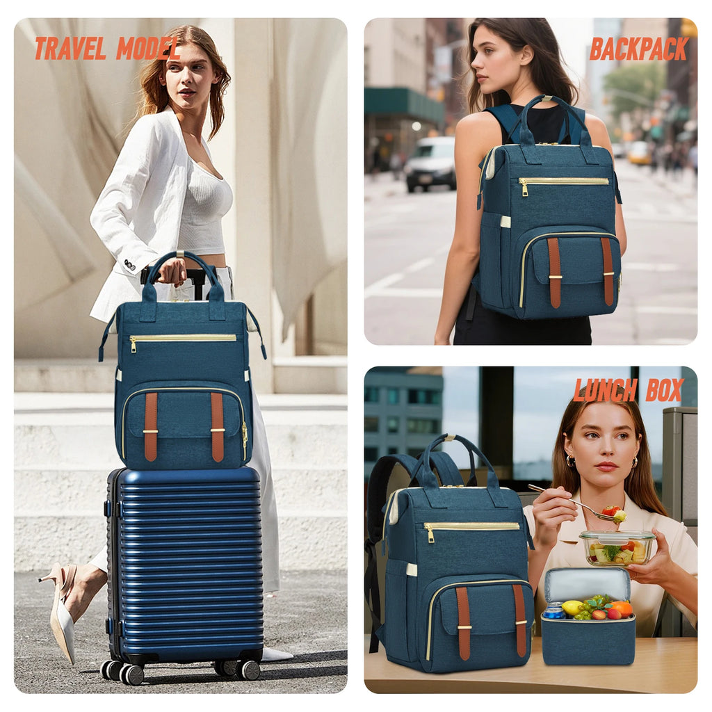 Insulated Multifunctional Cooler Travel Backpack