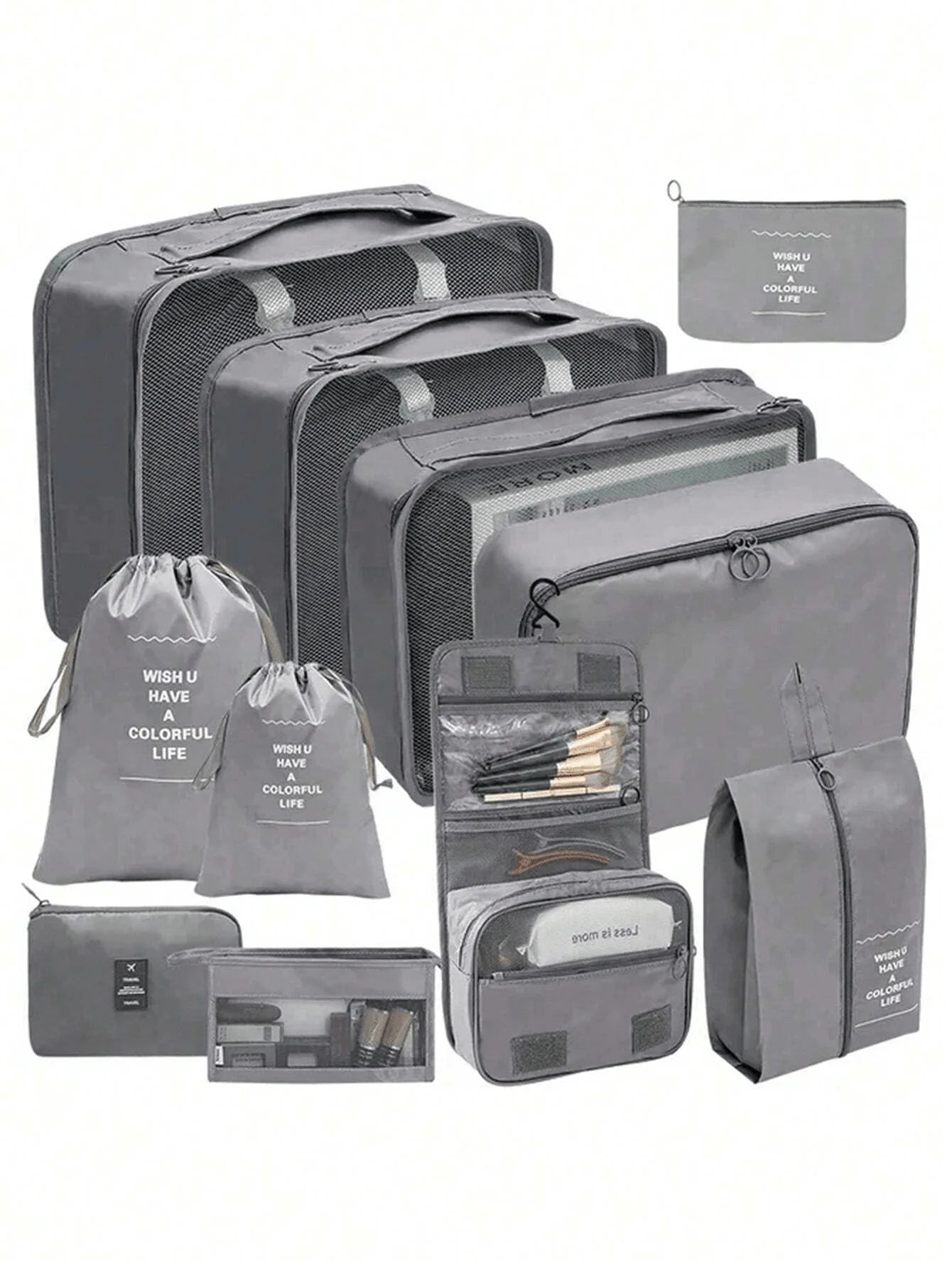 11 Pcs Travel Packing Cubes Set