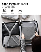 Travel Compression Storage Bag Set w/Shoe Bag