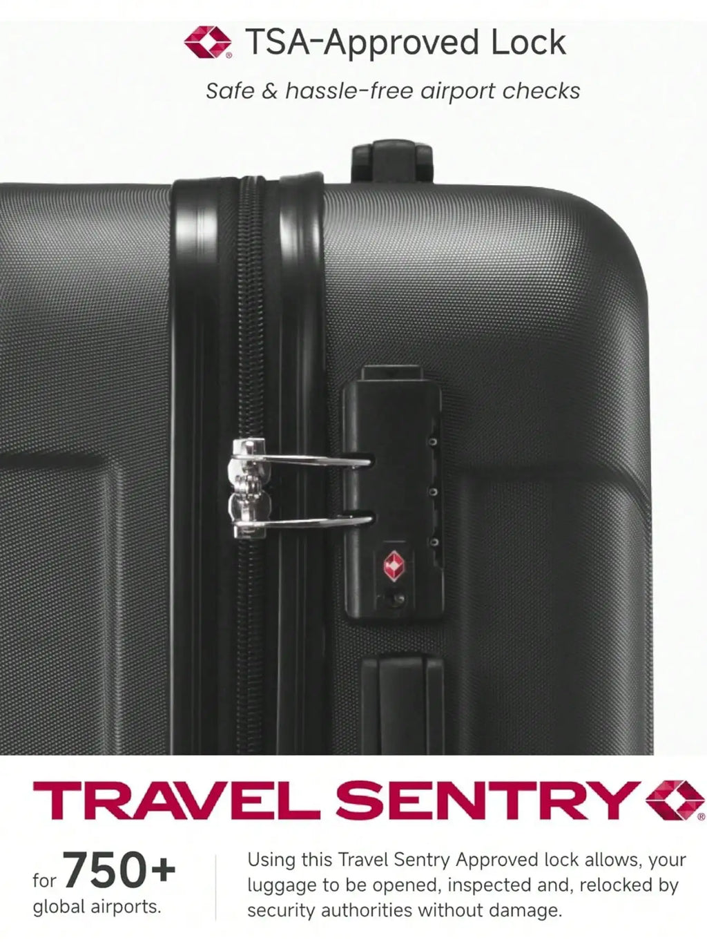 3Pcs Travel Luggage Set with Tote & Toiletry Bag