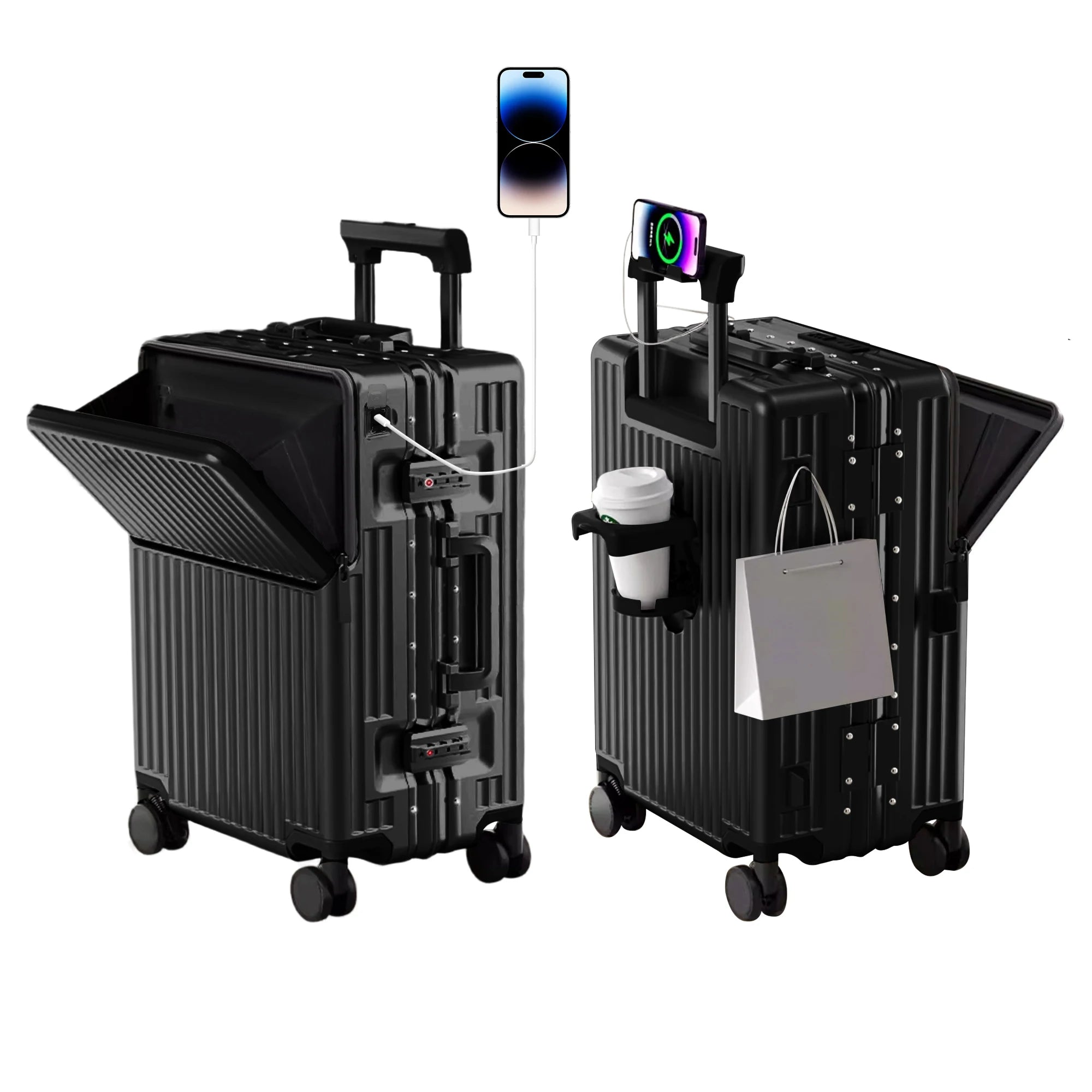 20/24/27 Lightweight Aluminum Hard Shell Luggage