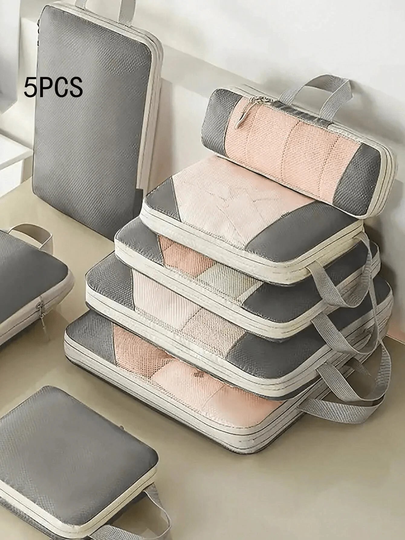 6 Pcs Compression Travel Cubes