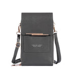 Soft Leather Touch Screen Crossbody