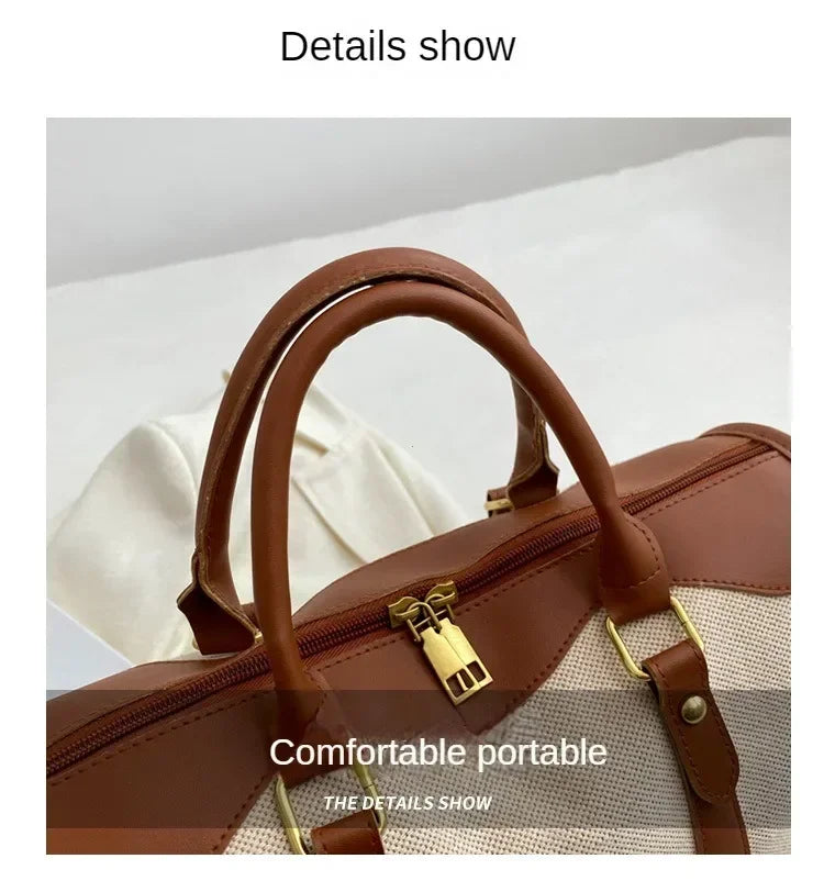 Vintage Crossbody Travel Luggage Handbag