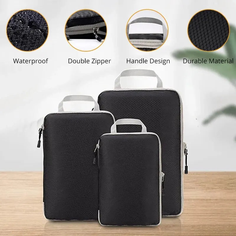 3Pcs/set Packing Cubes