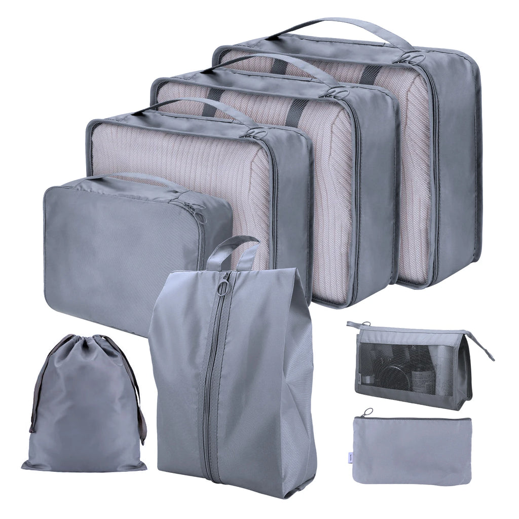 8Pcs Travel Packing Cube Set