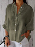 Women's Summer Cotton Linen T-Shirt