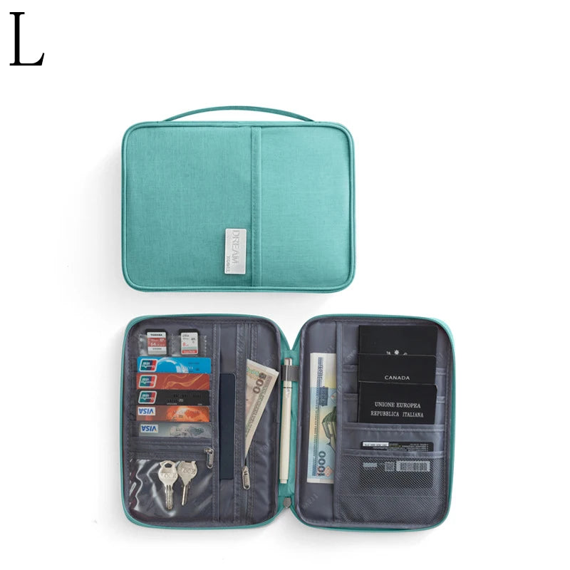 Family Voyager Travel Wallet – Multi-Passport Document Organizer