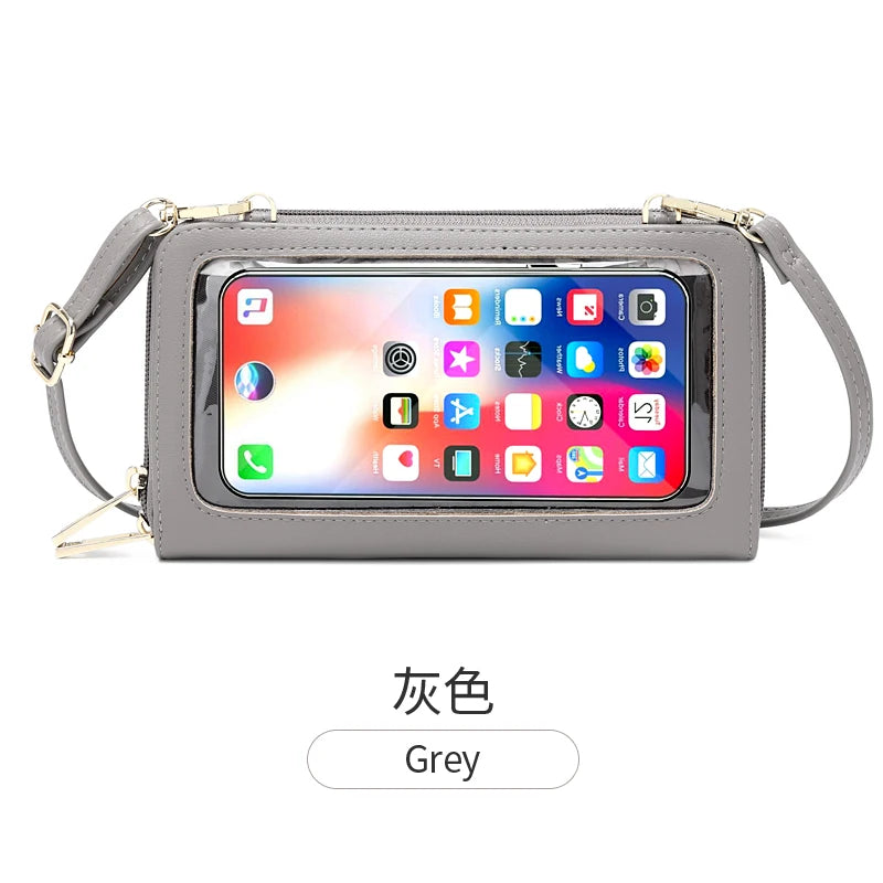 RFID Touchscreen Phone Wallet Crossbody