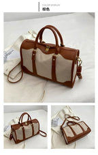 Vintage Crossbody Travel Luggage Handbag