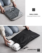 Travel Compression Storage Bag Set w/Shoe Bag