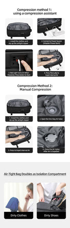 Vacuum Compression Backpack
