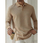 Men's High Quality Long Sleeve Polo Shirt