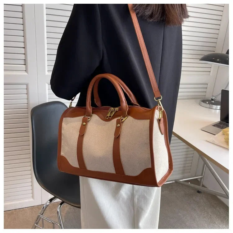 Vintage Crossbody Travel Luggage Handbag