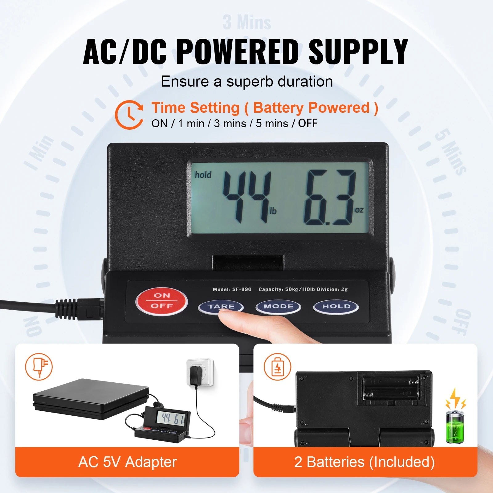 Digital Luggage Scale w/Timer