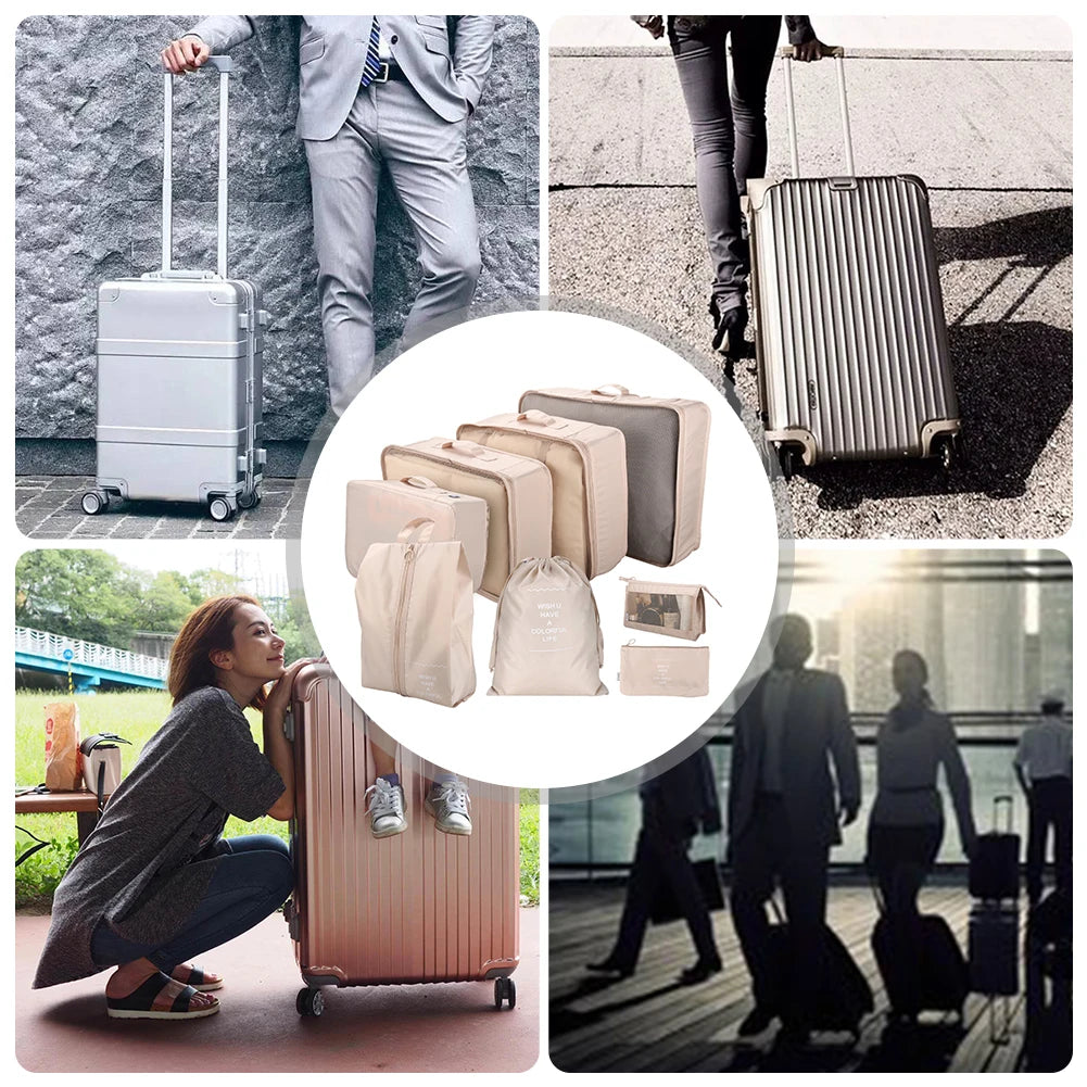 8Pcs Travel Packing Cube Set