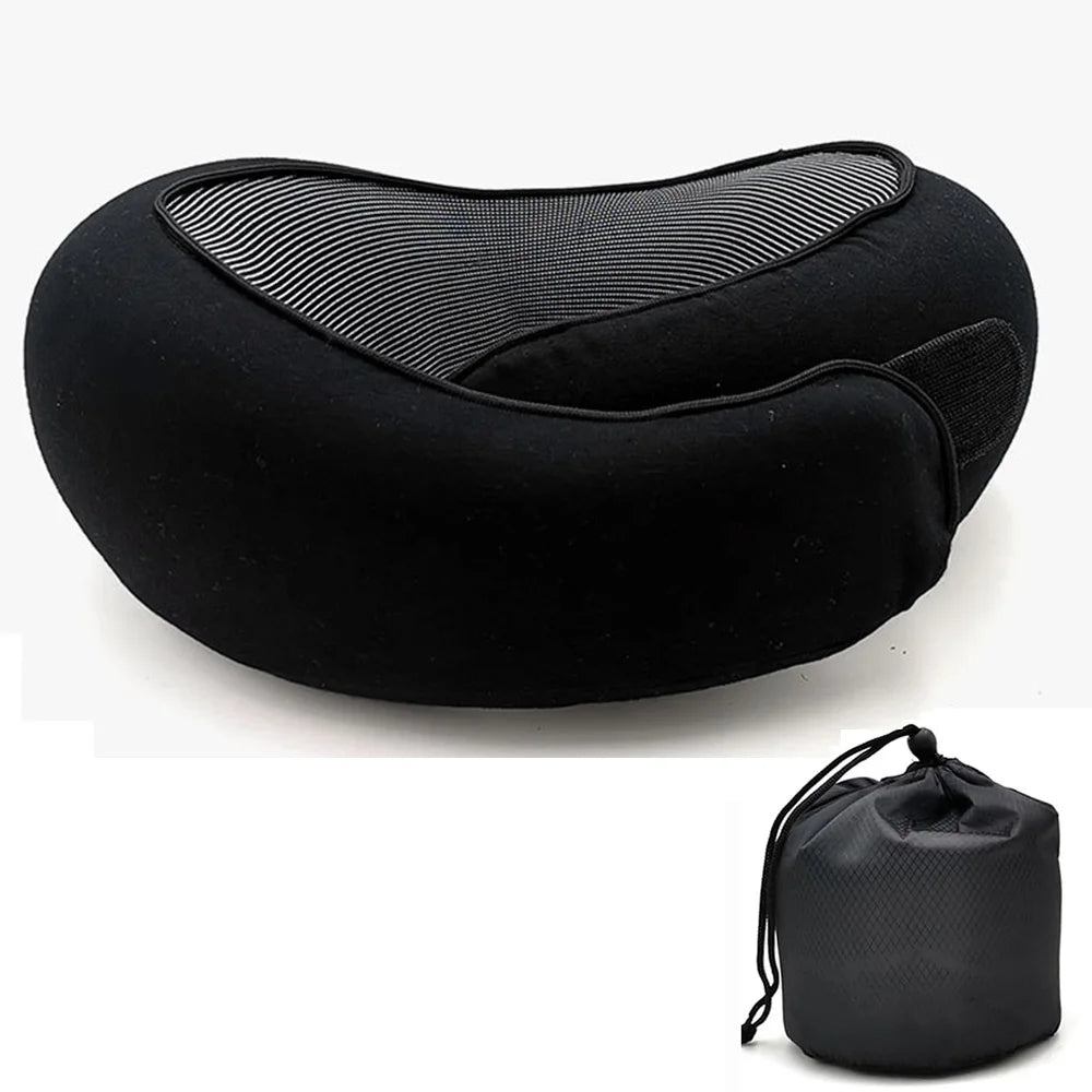 CloudRest Memory Foam Travel Neck Pillow