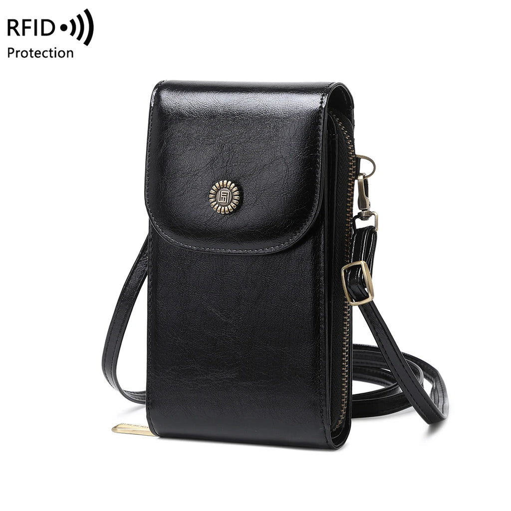 Retro RFID Shoulder Bag
