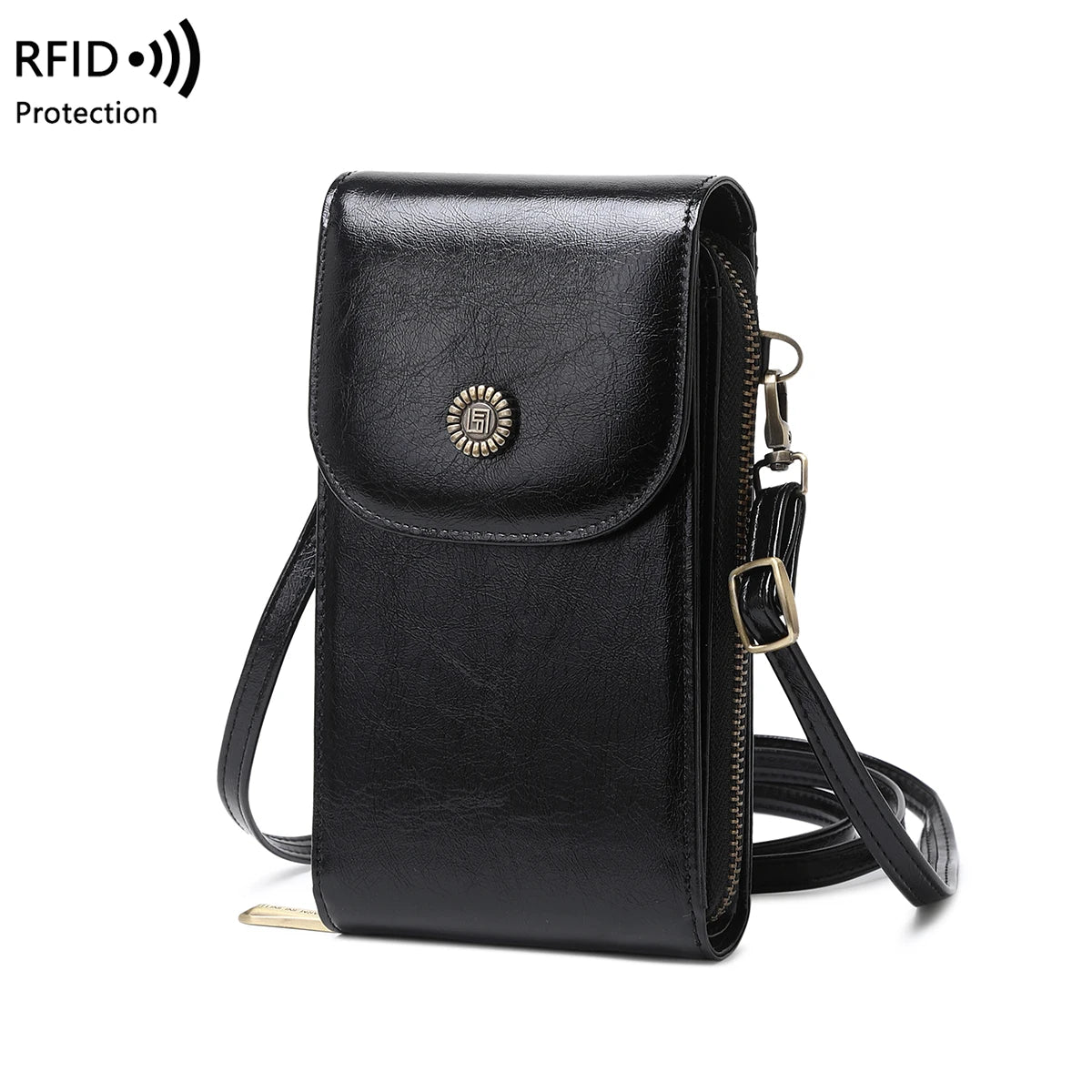 Retro RFID Shoulder Bag