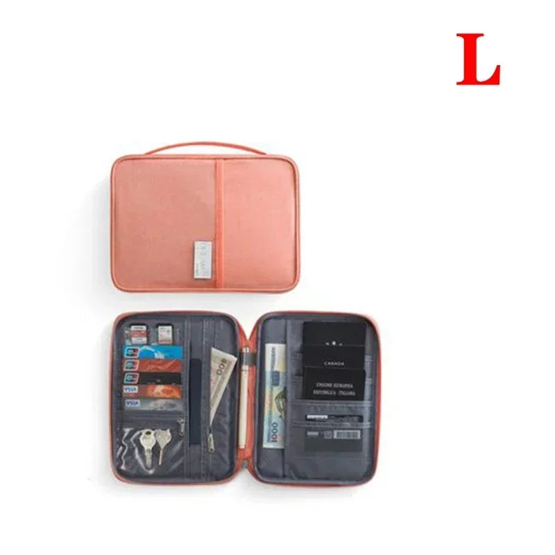 Voyager Women's Passport Wallet – Multi-Function Travel Organizer