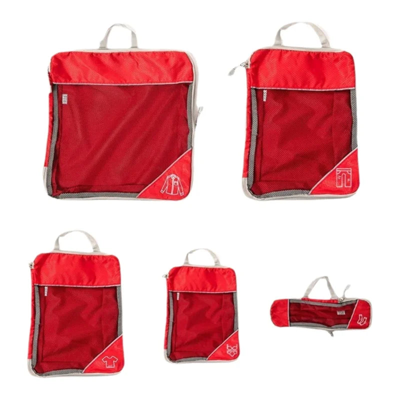 Travel Compression Storage Bag Set w/Shoe Bag
