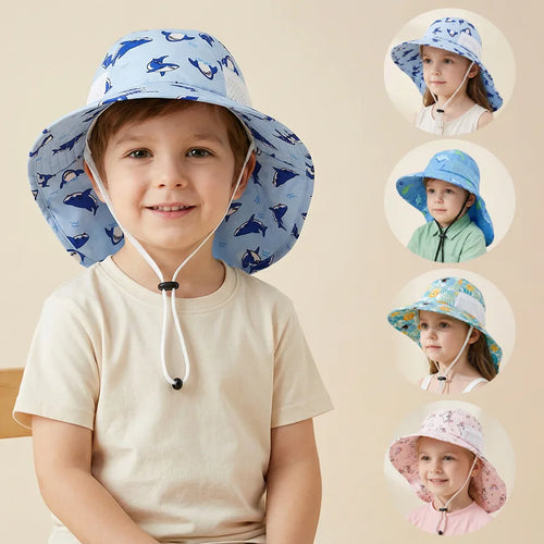 1-10Yr Children's Sun Protection Hat