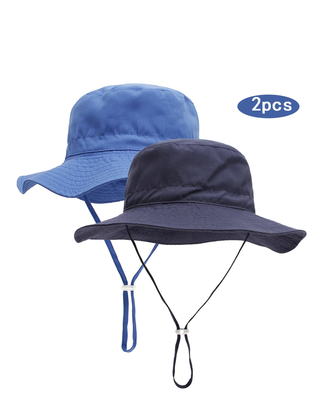 2pcs Children's Fisherman Sun Hat w/Large Brim