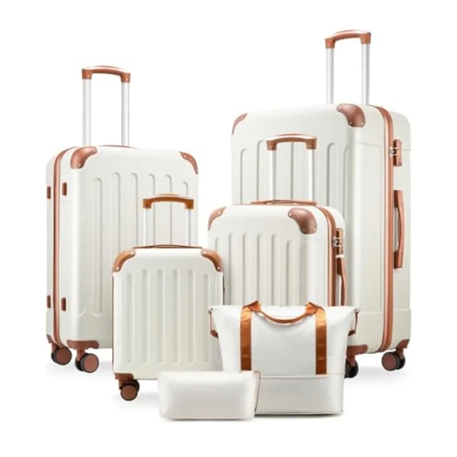 6-Piece Hardshell Luggage Set – Lightweight & Durable