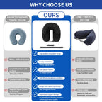Neck Pillow w/Fillable Clothing U-Shaped Pillowcase