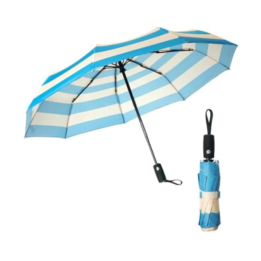Compact Windproof Travel Umbrella – Auto Open/Close, Water-Resistant