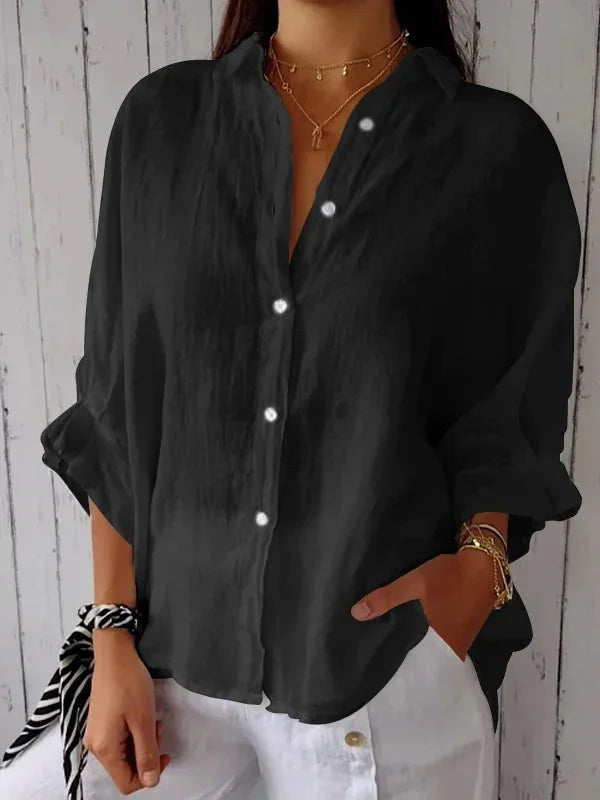 Women's Summer Cotton Linen T-Shirt