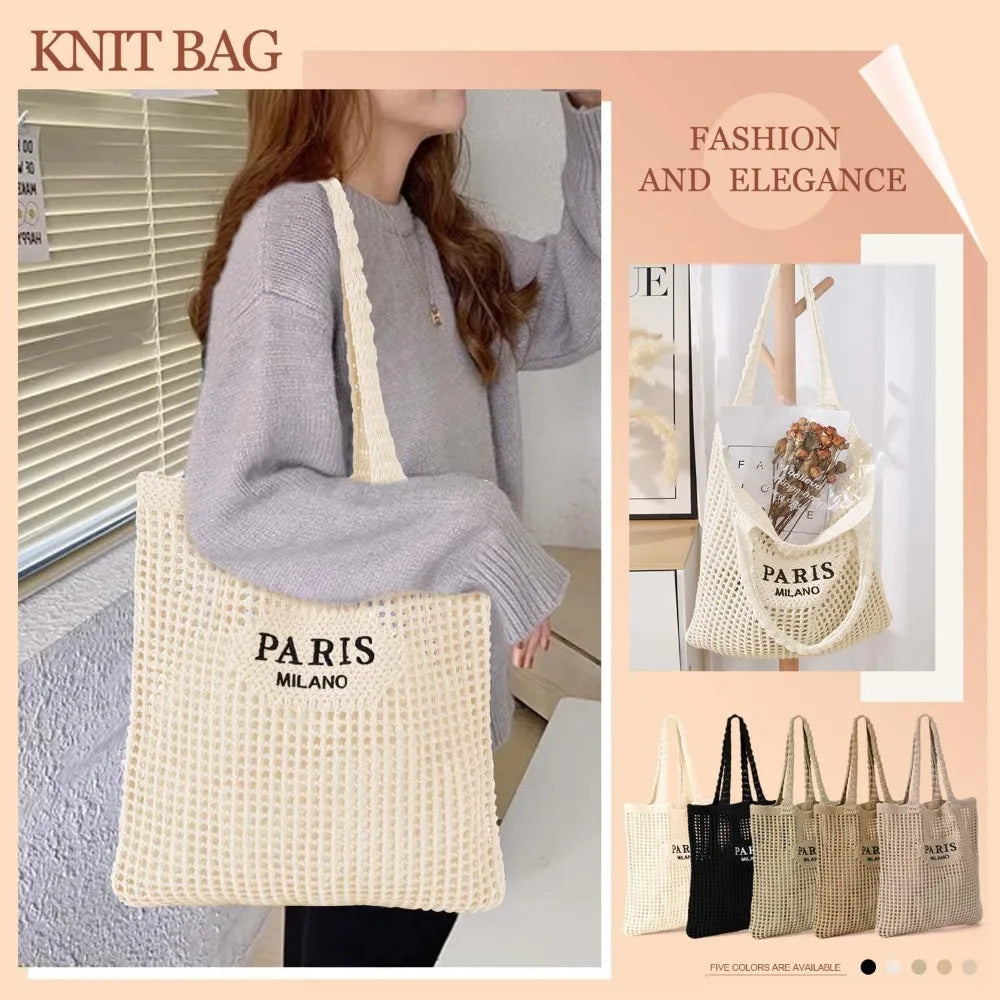 Crochet Tote Bag for Women