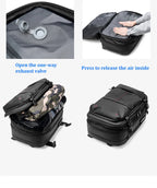 Business Vacuum Compression Large Capacity Backpack