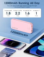 Portable Wall Charger w/Built-in Charging Cables