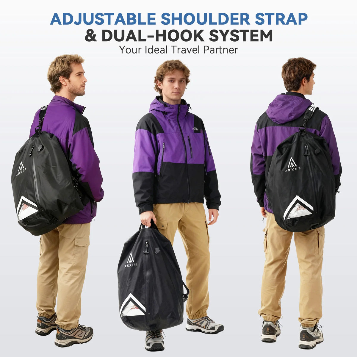 Vacuum Compression Packing Bags for Travel Clothing