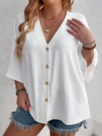 Women's Breathable V-Neck T-shirt