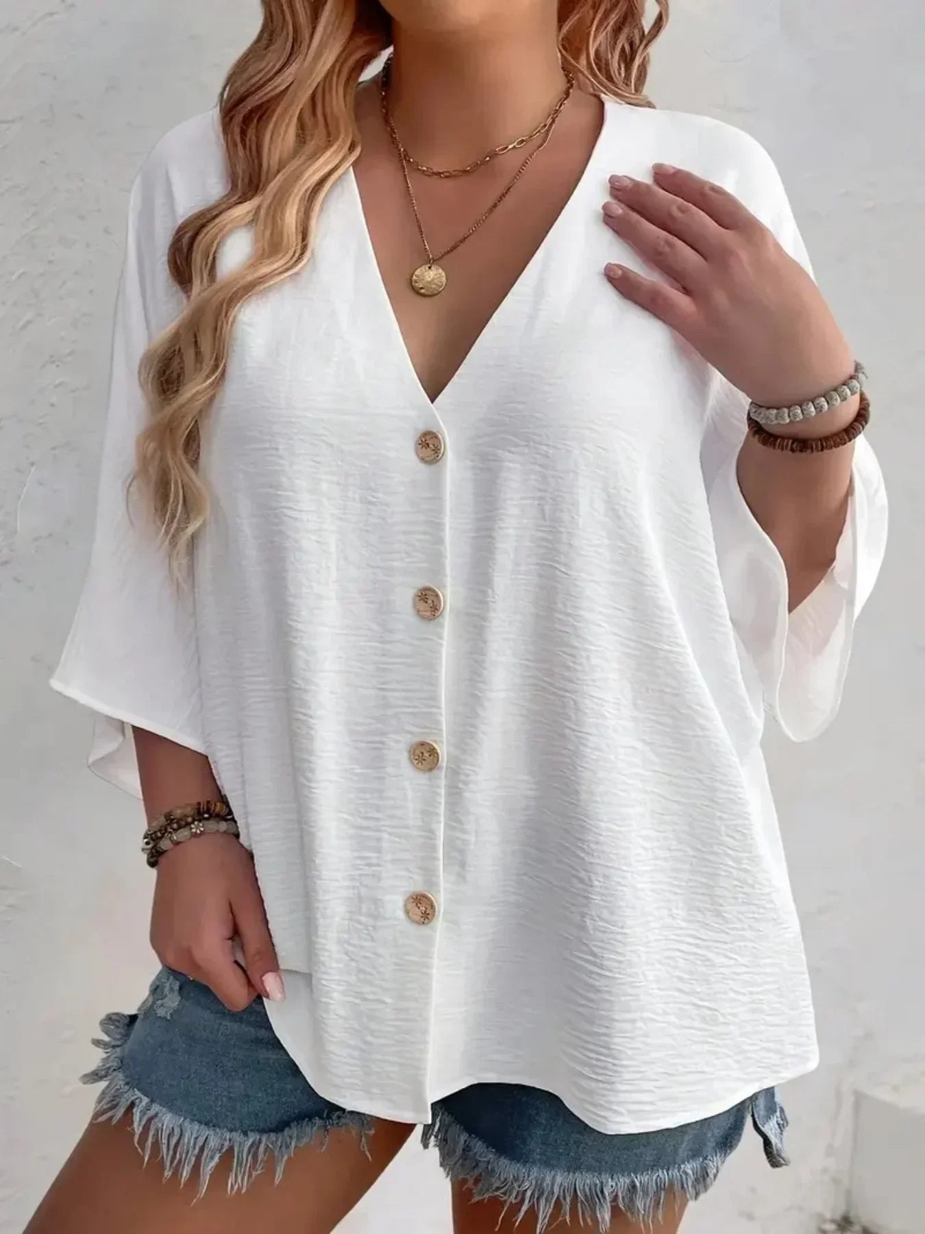 Women's Breathable V-Neck T-shirt