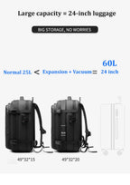 Business Vacuum Compression Large Capacity Backpack