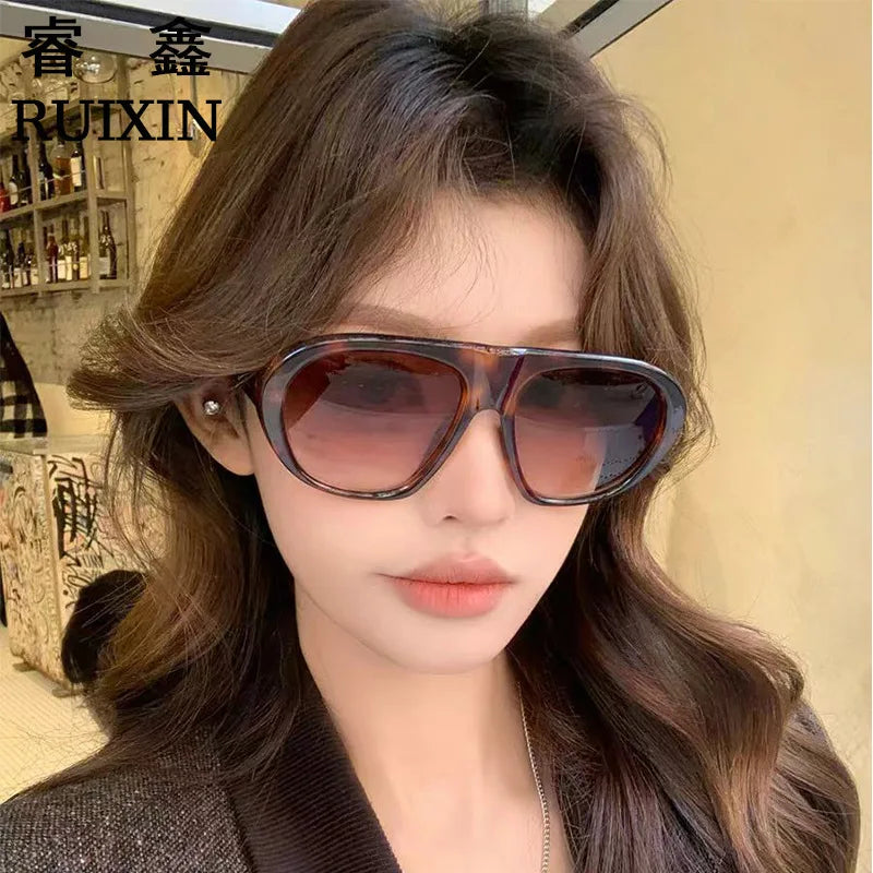 Vintage Oversized Oval Sunglasses