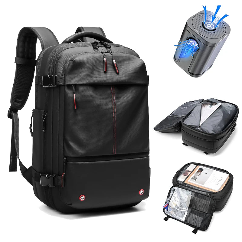 Business Vacuum Compression Large Capacity Backpack