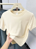 Casual Plus Size Short Sleeved T-Shirt