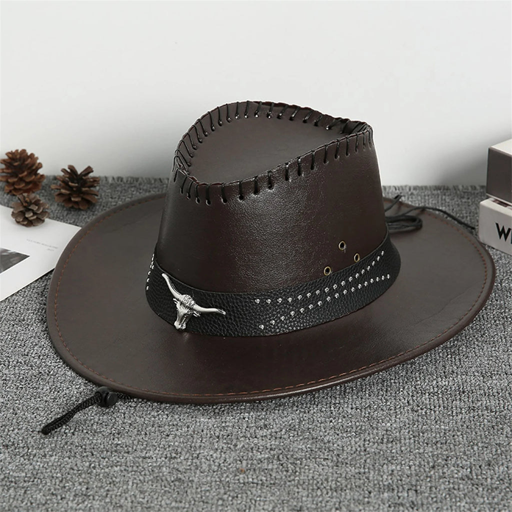 Stylish Cowboy Hat w/Wide Brim